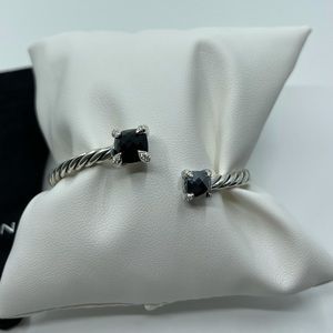 DAVID YURMAN Chatelaine Bypass Bracelet Black Onyx